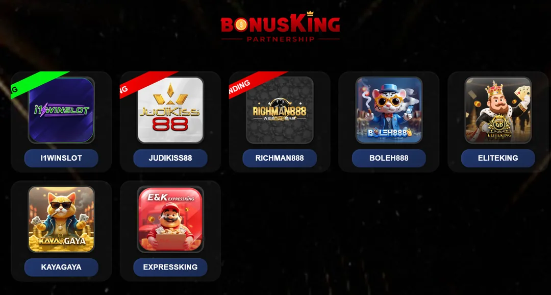 Bonusking partnership member casinos in Malaysia.