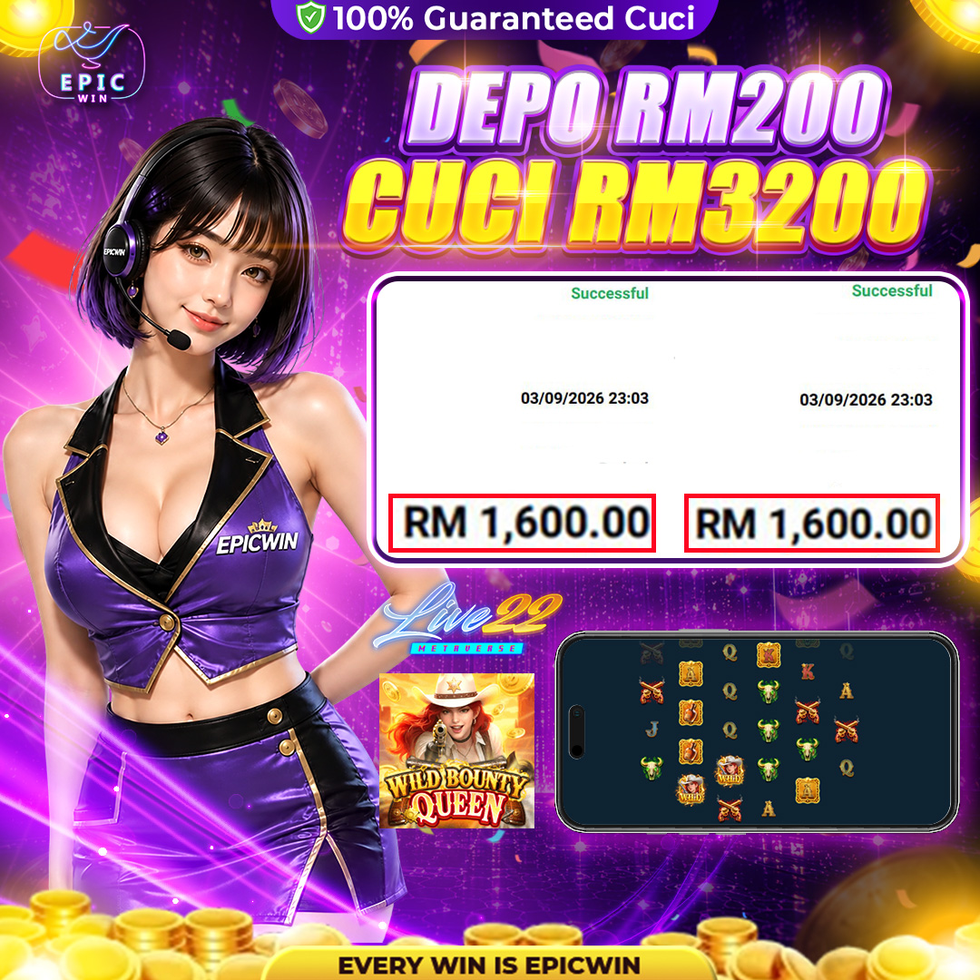 Epic Player Cuci RM3200 Dari Live22 Game
