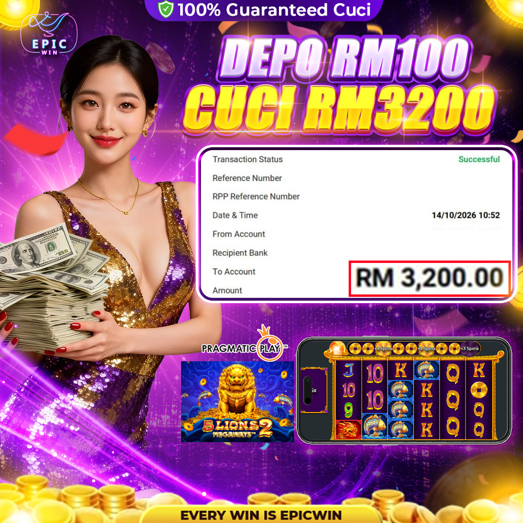 Epic Player Cuci RM3200 Dari Pramatic Play Game